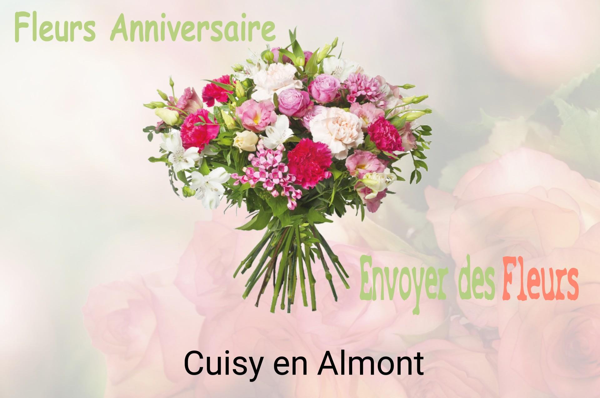 Bouquet de fleurs d’anniversaire livré à Cuisy-en-Almont