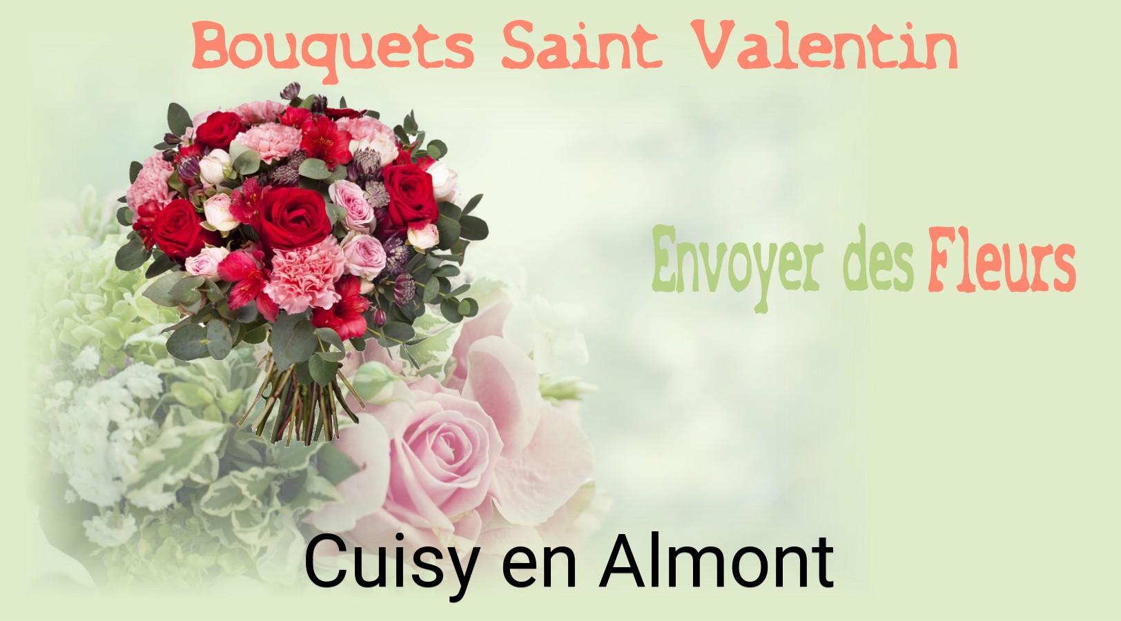 Roses de Saint-Valentin livrées à Cuisy-en-Almont